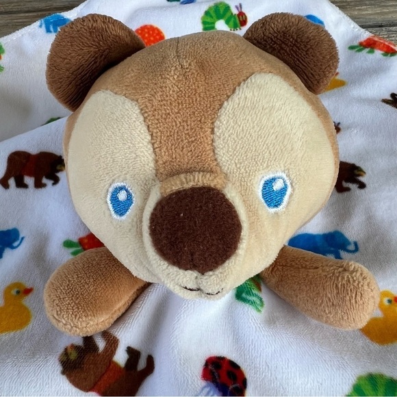 Eric Carle Bear Lovie Plush Snuggler Soother Security Blanket Hungry Caterpillar - Picture 6 of 8